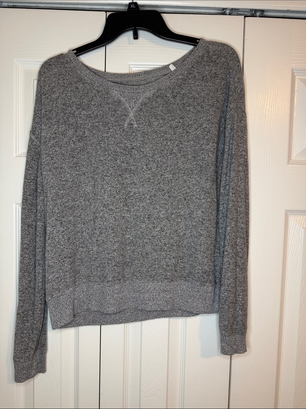Me to We Heather Gray Crewneck Sweater